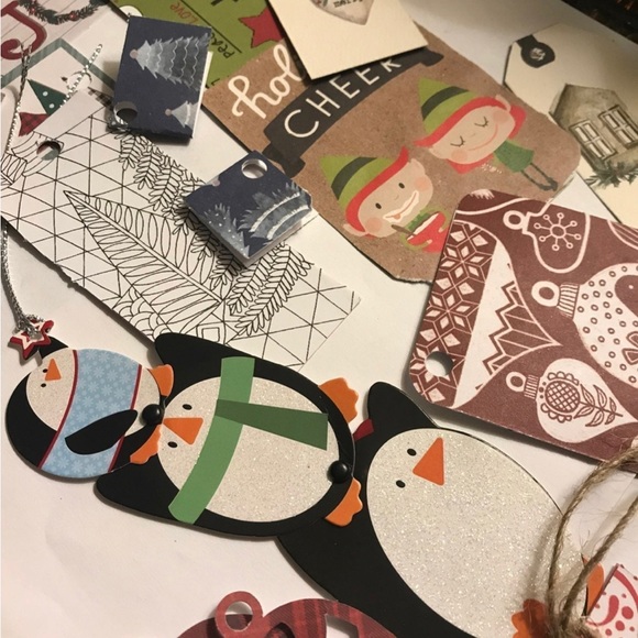 Christmas Gift Tags 40 PC Lot Cards - Picture 5 of 12